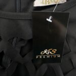 Tatu Sukienka Czarna Ażurowa Elegancka - zdjęcie 2