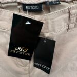 Esmara Spodnie Damskie Materiałowe Beżowe XS 34 EU - zdjęcie 2