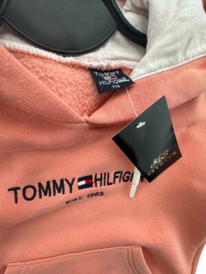 Bluza Dziecięca Inspirowana Tommy Hilfiger Brzoskwiniowa Logo 116 CM - zdjęcie 2