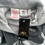 Adidas Bluza Dziecięca Szara Zamek Logo 104 CM 3 4 Lat - zdjęcie 3