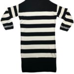 George Studio Sukienka Swetrowa W Paski Czarno Biała M 38 EU - zdjęcie 3