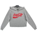 New Look Młodzieżowa Bluza Damska Szara Coca - Cola 164 170 CM 14 15 LAT