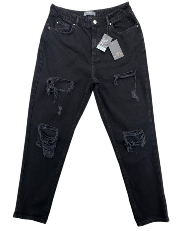 Primark Spodnie Damskie Czarne Z Dziurami XL 42 EU