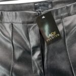 ASOS Design Spodnie Czarne Skórzane Dzwony XL 42 EU - zdjęcie 2