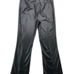 ASOS Design Spodnie Czarne Skórzane Dzwony XL 42 EU - zdjęcie 3