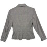 HM Marynarka Damska W Kratę Elegancka Szara M 38 EU - zdjęcie 3