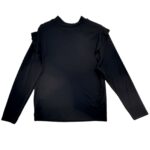 Lipsy London Bluzka Damska Czarne Falbanki 4XL 48 EU - zdjęcie 3