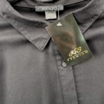 Esmara Sukienka Koszulowa Czarna Rozkloszowana S 36 EU - zdjęcie 2