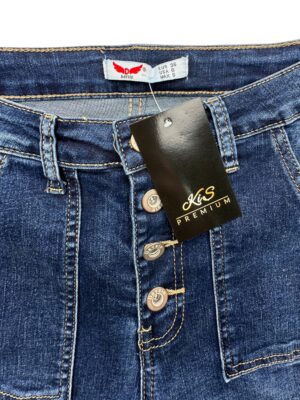 Daysie Jeansy Bootcut Guziki Wysoki Stan S 36 EU - zdjęcie 2