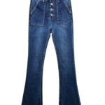 Daysie Jeansy Bootcut Guziki Wysoki Stan S 36 EU