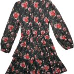 Top Secret Kwiatowa Sukienka Czarna XS 34 EU - zdjęcie 3