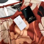 Lipsy London Sukienka Kwiatowa Brązowa L 40 EU - zdjęcie 2