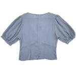Dunnes Bluzka Niebieska Z Guziki XXXL 46 EU - zdjęcie 3