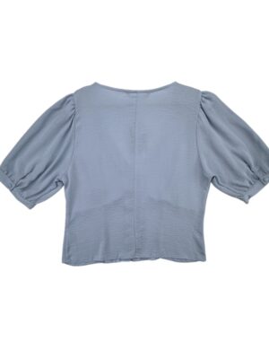 Dunnes Bluzka Niebieska Z Guziki XXXL 46 EU - zdjęcie 3