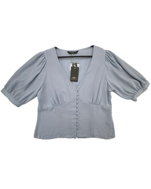 Dunnes Bluzka Niebieska Z Guziki XXXL 46 EU