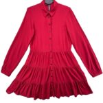 Rainbow Sukienka Koszulowa Czerwona XS 34 EU - zdjęcie 1