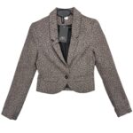 HM Marynarka Damska Szara W Kropki XS 34 EU - zdjęcie 1