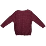 Wallis Bluzka Bordowa Kopertowa S 36 38 EU - zdjęcie 3