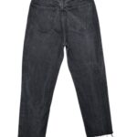 Zara Jeansy Damskie Mom Fit Czarne Postrzępione Nogawki S 36 EU - zdjęcie 3