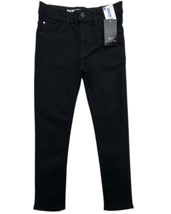 Matalan Czarny Chłopięcy Jeansy Skinny 134 CM 9 LAT