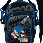 Impact Innovations Torba Na Ramię Mała Sonic The Hedgehog Czarna Regulowana - zdjęcie 2