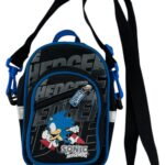 Impact Innovations Torba Na Ramię Mała Sonic The Hedgehog Czarna Regulowana
