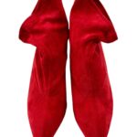 Botki Damskie Na Szpilce Czerwone Eleganckie R. 39 - zdjęcie 2
