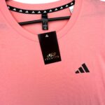 Adidas Męska Koszulka Sportowa Różowa L 40 EU - zdjęcie 2