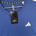 Adidas Męska Koszulka Sportowa Niebieska L 40 EU - zdjęcie 2