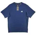 Adidas Męska Koszulka Sportowa Niebieska L 40 EU