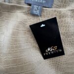 Primark Spódnica Damska Beżowa Imitacja Skóry S 36 EU - zdjęcie 2