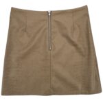 Primark Spódnica Damska Beżowa Imitacja Skóry S 36 EU - zdjęcie 3