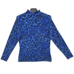 Marks Spencer Bluzka Damska Niebieska Panterka L 40 EU - zdjęcie 1