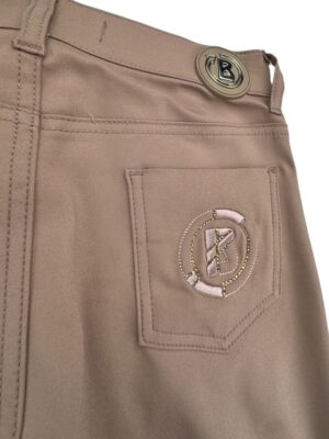 Bogner Beżowe Spodnie Damskie Slim Fit - zdjęcie 3