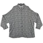 George Koszula Damska Biała Wzorzysta 50 EU - zdjęcie 1