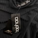 Boohoo Damskie Body Czarne Z Golfem Prążkowane XXL 44 EU - zdjęcie 2