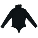 Boohoo Damskie Body Czarne Z Golfem Prążkowane XXL 44 EU - zdjęcie 3