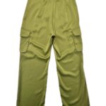 Naanaa Spodnie Cargo Szerokie Zielone M 38 EU - zdjęcie 3