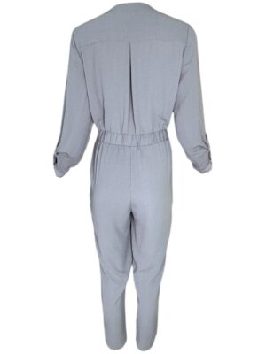 New Look Kombinezon Damski Szary Zamek L 40 EU - zdjęcie 2