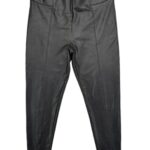 MS Legginsy Skórzane Brązowe XL 42 EU - zdjęcie 1