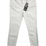 Arizona Damskie Jeansy Slim Fit Białe 48 EU L XL