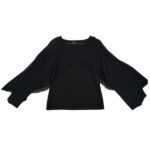 River Island Damska Bluzka Elegancka Czarna M 38 EU - zdjęcie 1