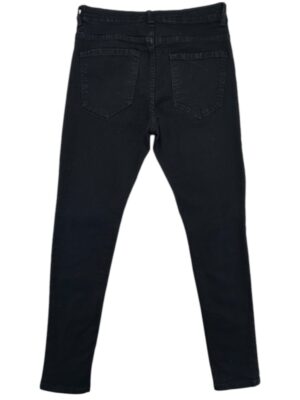Jeansy Męskie Slim Fit Streetwear Czarne M W30 EU - zdjęcie 2