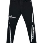 Jeansy Męskie Slim Fit Streetwear Czarne M W30 EU