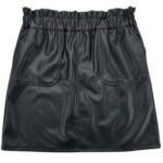 Primark Spódniczka Młodzieżowa Skórzana Czarna 12 13 Lat 158 CM - zdjęcie 1