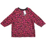 Next Bluzka Damska Różowo Czarna Wzorzysta Panterka 48 EU - zdjęcie 1