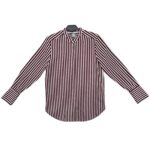 HM Koszula Damska Biała W Bordowe Paski S 36 EU - zdjęcie 1