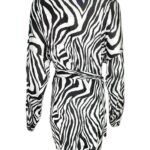 ASOS Design Sukienka Zebra Kopertowa 46 EU - zdjęcie 2