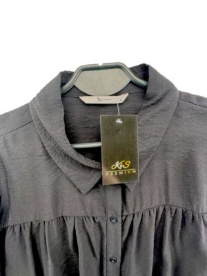 Tu Bluzka Koszulowa Czarna 4XL 48 EU - zdjęcie 2