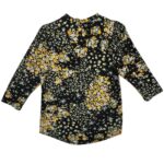 Dunnes Bluzka Kwiatowa z Wiązaniem Czarna S 36 EU - zdjęcie 3